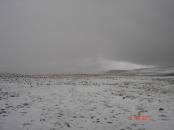 Altiplano Boliviano. Meseta nevada